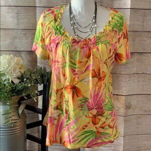 🌴 Caribbean Joe tropical top 🌴Size XL